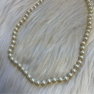 CHAPS knotted faux pearl necklace